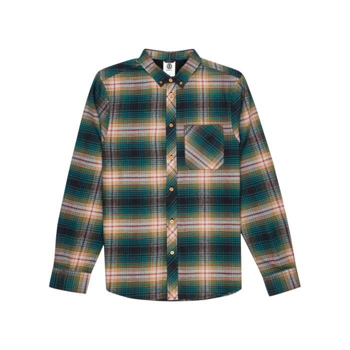 Chemise boutonnée à carreaux Thom Browne en coton vert ref.571571