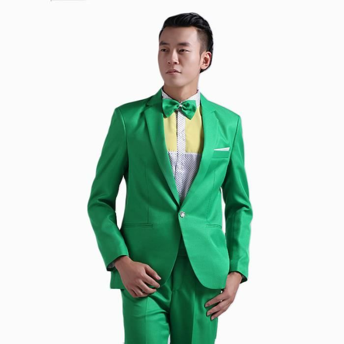 Costume Pantalon Ceinturenoeud Papilloncostume Homme De Marque Simple Mode Luxe Ensemble De Couleur Quatre Pièces Coupe Slim