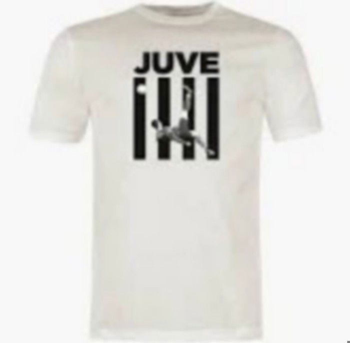 Maillot Juventus Turin Officiel Homme - T-Shirt Juve Coton Coupe Standard