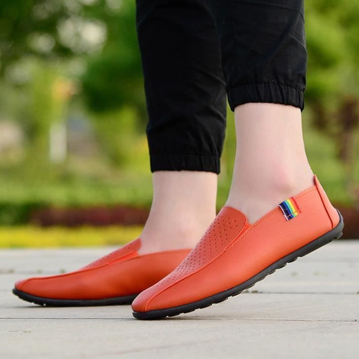 chaussure bateau sans lacet