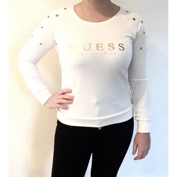 Sweat shirt guess discount homme