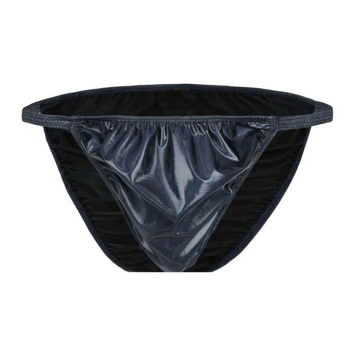 YONGHS FR String y Homme Cuir Slip M tallique Brillant Jockstrap yonghs-fr-string-y-homme-cuir-slip-m-tallique-brillant-jockstrap