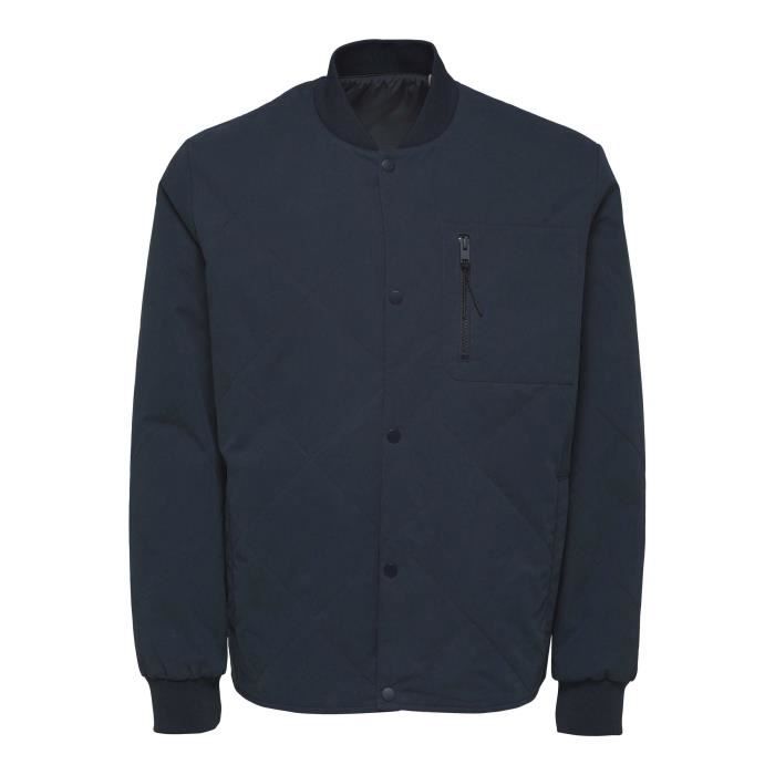 Veste Selected Slhstratford Quilted Bomber Sky Captain Homme