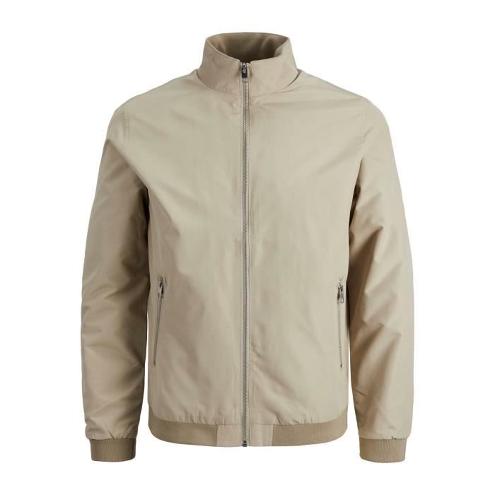 Veste Harrington Jack & Jones Rush beige - Homme L 100% polyester