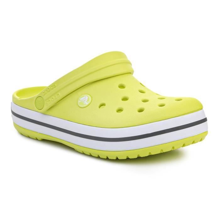 Chaussures Crocs Crocband Jaune Mixte Adulte Dessus Tige Synthetique Jaune Cdiscount Chaussures