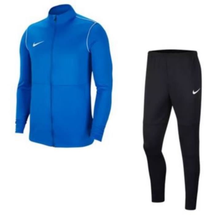 Jogging Nike Dri Fit Bleu et Noir Garcon Respirant Multisport Bleu Cdiscount Pret a Porter