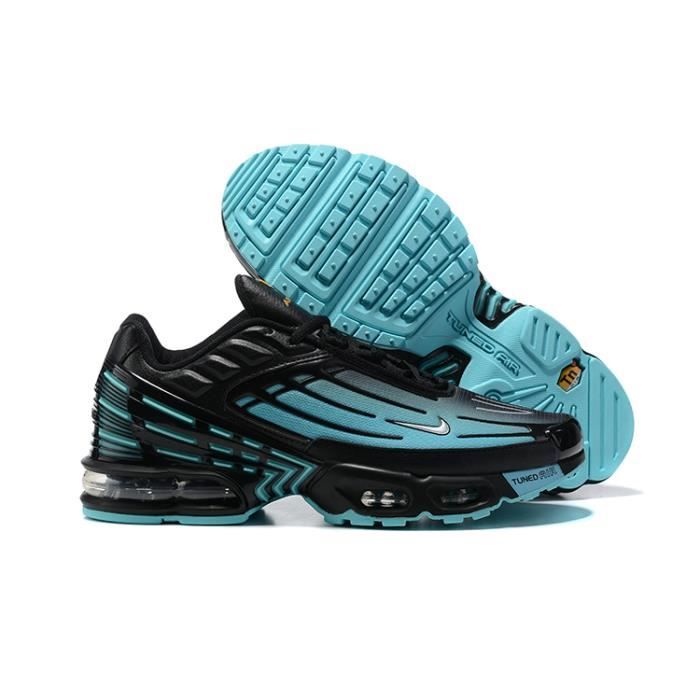 Baskets NIKEEEs Air tn Plus 3 Hommes Bleu noir vert Sz 41 Bleu