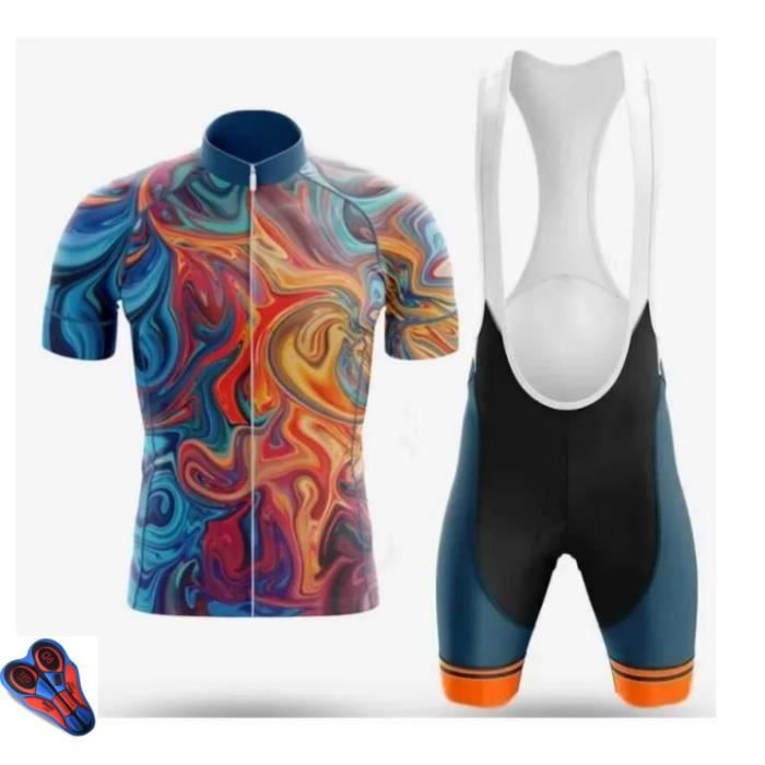 Maillot Cyclisme Vintage Blacky Tour - Taille M, Manches Longues - Unisexe