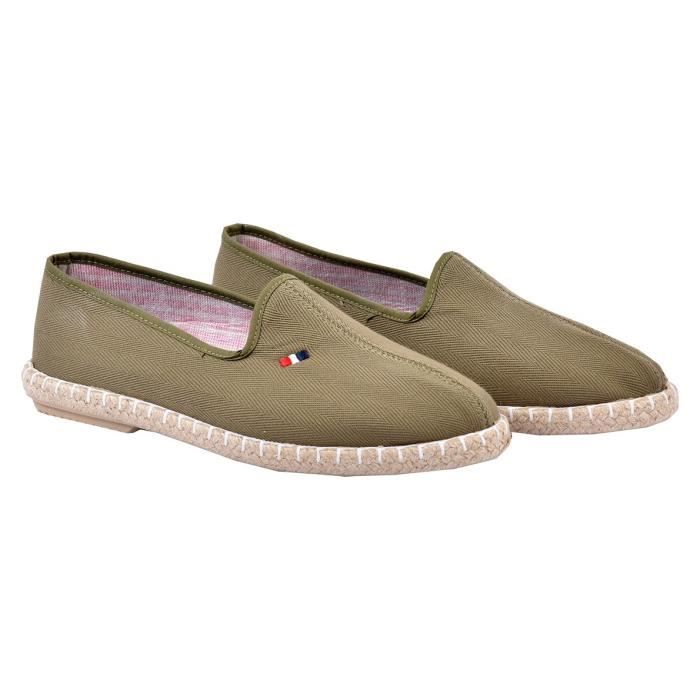 OZABI Espadrilles en Toile semelle antidérapante - OZABI - 48B2 KAKI - Homme - Blanc - Adulte