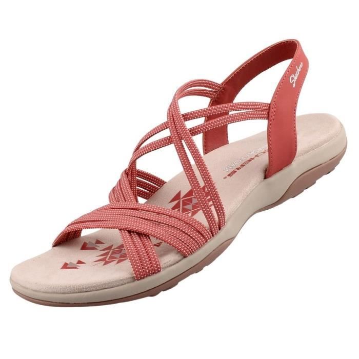 Sandale skechers deals femme rouge