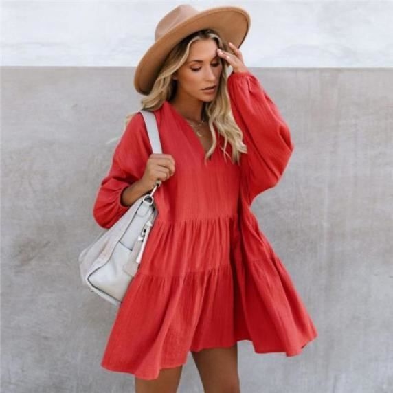 Robe rouge femme new arrivals courte
