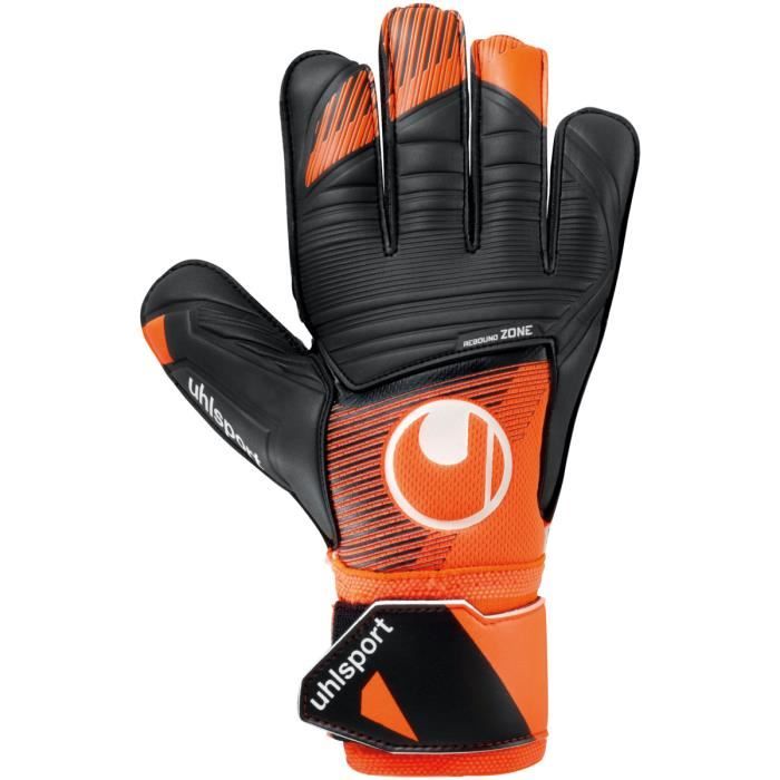 Gants de gardien Uhlsport Soft Resist - orange fluo/noir/blanc - Taille 8,5