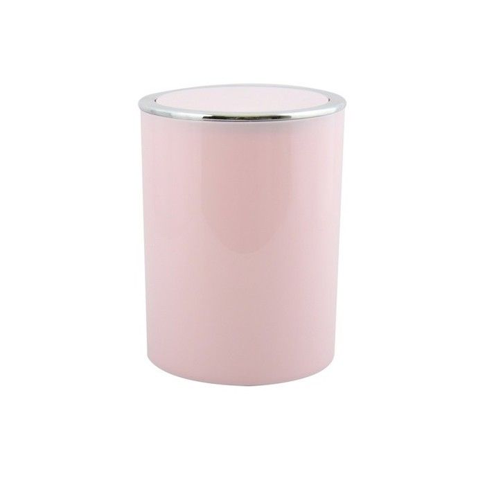 Poubelle à bascule KAMAKA 6L Rose Pastel MSV