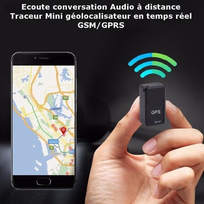 Traceur GPS avec micro écoute à distance en direct 10 jours