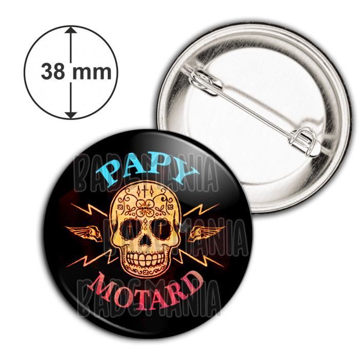 Badge 38mm Papy Motard Tete De Mort Humour Idee Cadeau Homme Grands Parents Anniversaire Fete Bouton Pins Epinglette Achat Vente Badges Pin S Badge 38mm Papy Motard Tete Badge 38mm Papy Motard Tete De Mort Humour Idee Cadeau Homme Grands Parents Anniversaire Fete Bouton Pins Epinglette Achat Vente Badges Pin S Badge 38mm Papy Motard Tete