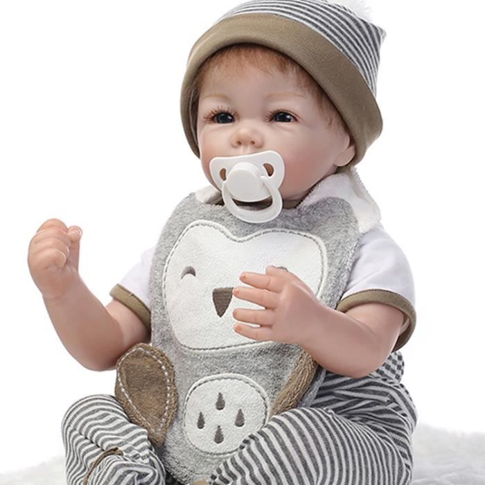 Nouveau 53 Cm Poupee Reborn Silicone Reborn Bebes Garcons Filles Bebe Cadeau D Anniversaire Jouets Bonecas Reborn De Silicone Cdiscount Jeux Jouets