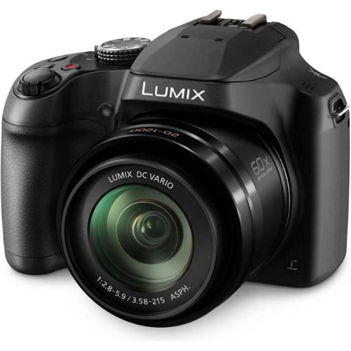 Appareil photo numérique PANASONIC LUMIX DMC-FZ82 - Zoom optique 60x - 18.1 mégapixels - 4K - compact