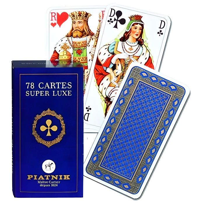 Jeu de Tarot 78 Cartes Jeu de Carte Société Poker