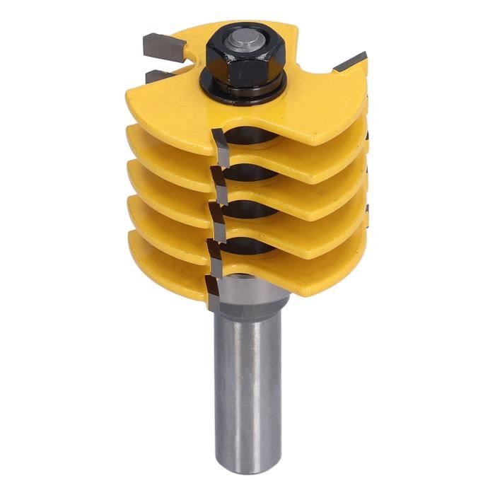 QUARKZMAN Fraise à Affleurer Avec Roulement Supérieur Queue 1/2" Diamètre 1/2" - Carbure Pour Bois MDF Contreplaqué
