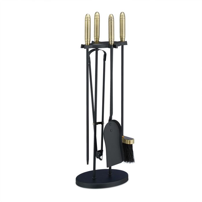 oxylops Serviteur Cheminée, Ensemble de 5 Ustensiles de Cheminée