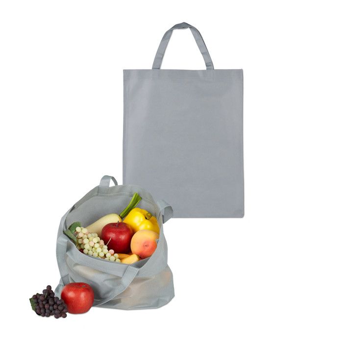Relaxdays Set de 10 sacs en tissu non imprim s pour courses