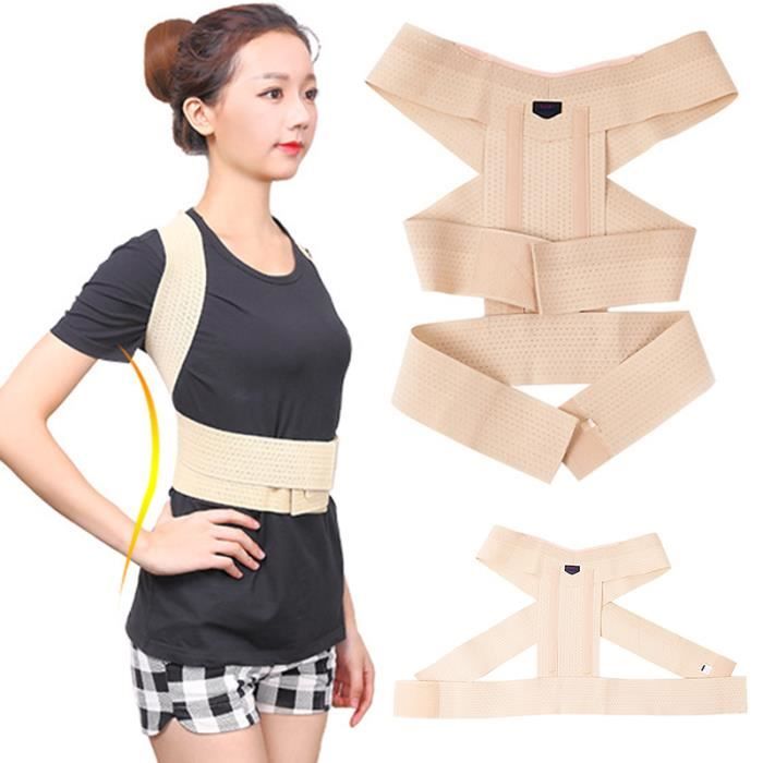 Bâton Lisseur De Dos Rétractable – Correcteur De Posture Ergonomique – Taille S