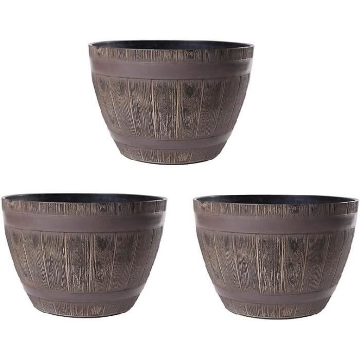 Tonneau Chêne 3L Personnalisable - Fût Bois Rustique Avec Robinet - Idée Cadeau Originale Vin Bière Whisky