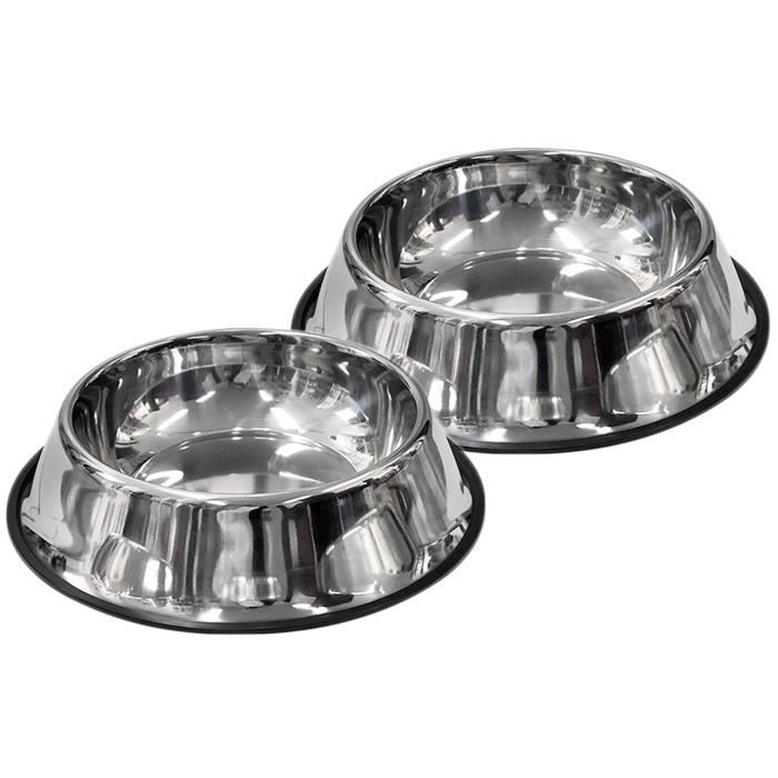 Meilleurs prix pour Gamelle pour chien - SCARLET BIJOUX - Bowl - Acier inoxydable - Antidérapant - Différentes tailles