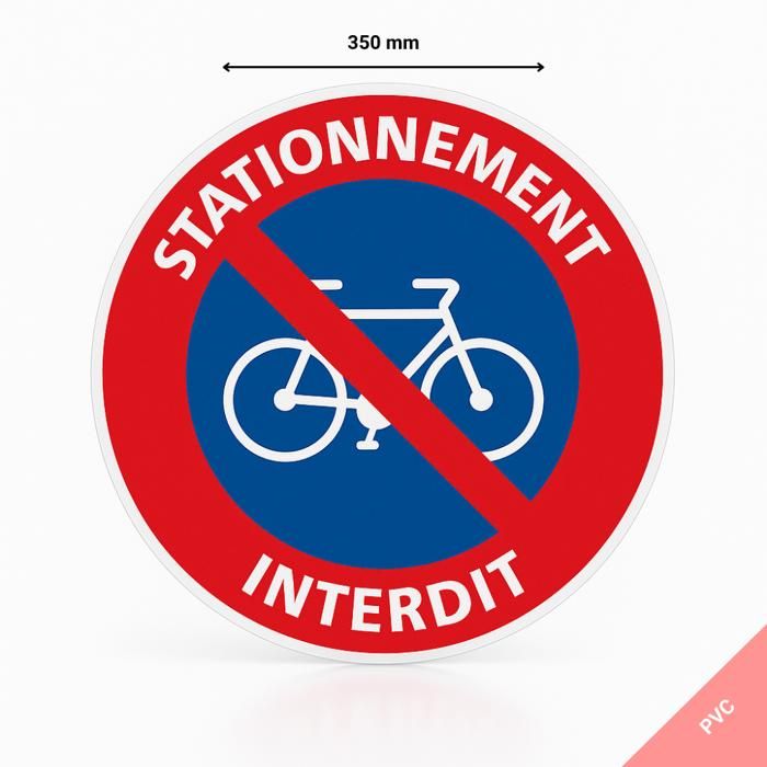 Panneau Parking Vélos - Rigide 200x200mm - 4220918