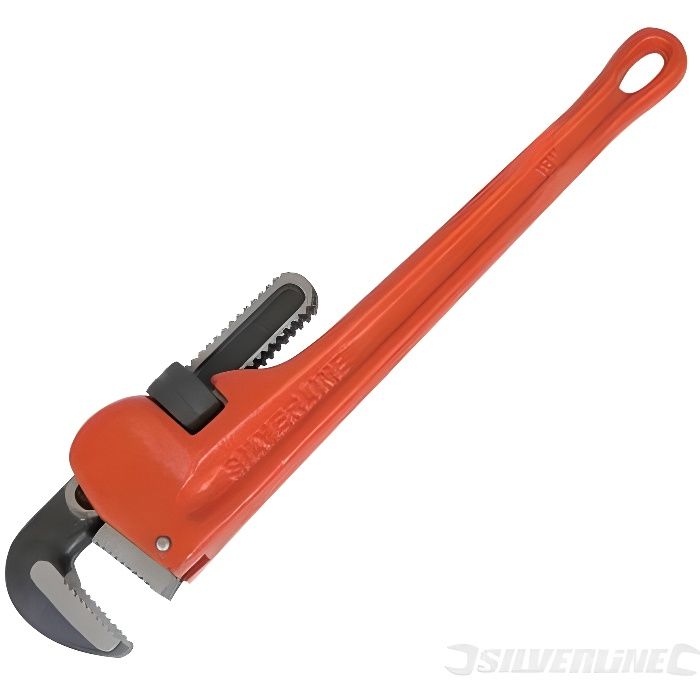 Silverline 868615 Clé à griffe Stillson Expert Longueur 300 mm Mâchoires 65 mm Silverline 868615 Clé à griffe Stillson Expert Longueur 300 mm Mâchoires 65 mm