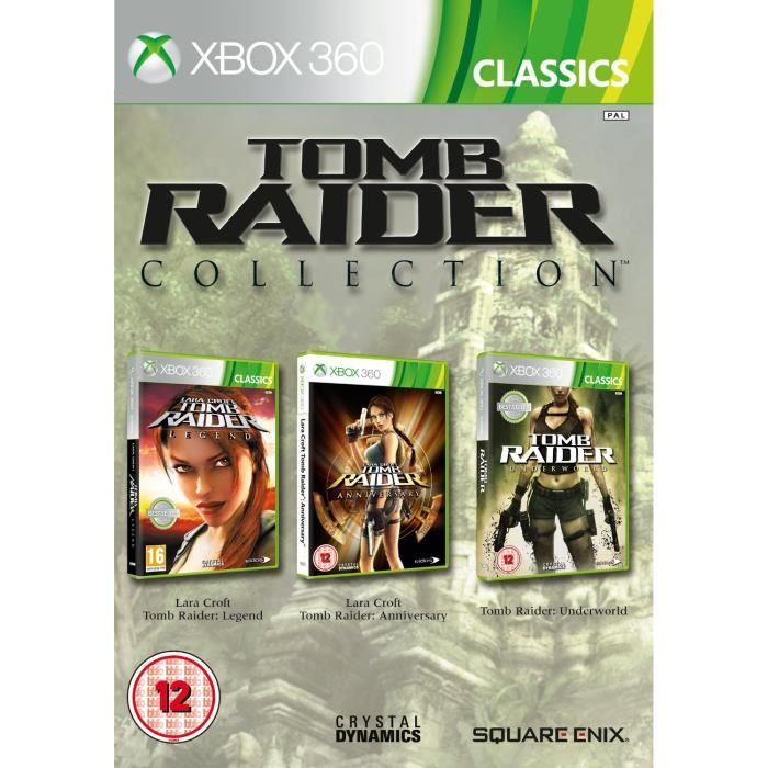 Pack Triple Tomb Raider Legend Anniversary and Underworld Xbox 360 [UK IMPORT] - vue 2