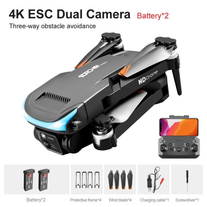 Drone Avec Caméra 4K GPS Pliable - Évite Les Obstacles, WiFi, Télécommande, Idéal Débutant