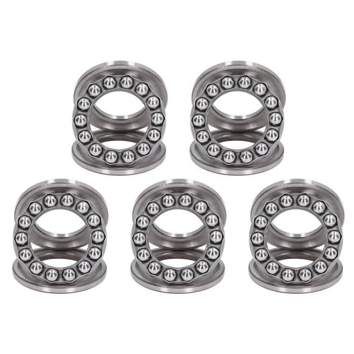 Lot De 10 Roulements à Billes 635Z, 5 X 19 X 6 Mm En Acier Inoxydable à Double Blindage à