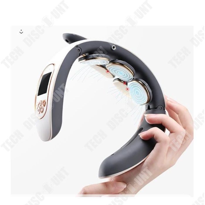 Ceinture lombaire élastique ajustable renforcée aux baleines avec double velcro Noir