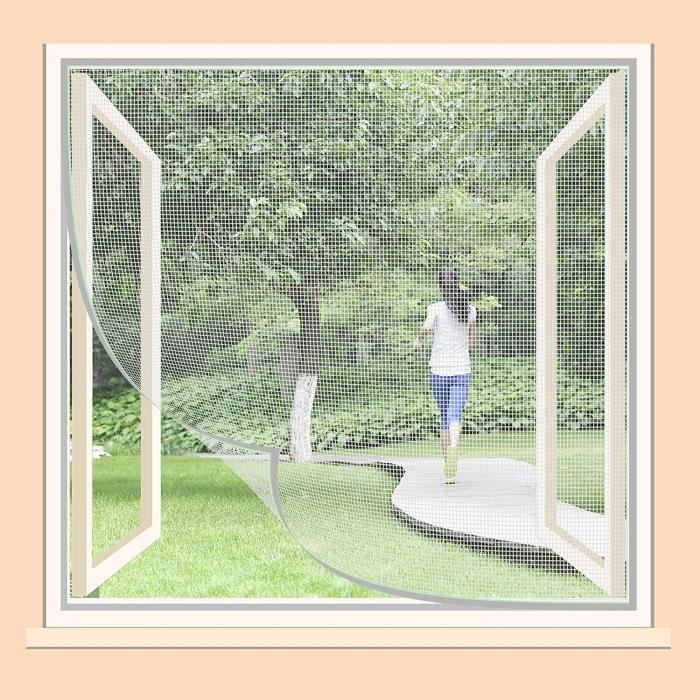 MAGZO Porte Moustiquaire Magnétique, 81,3 X 203,2 Cm, Rideau En