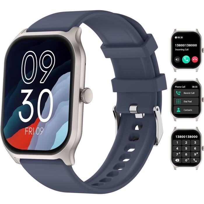 OUKITEL BT20 Montre Connectée Homme Militaire,Smartwatch Homme Avec Appel Bluetooth,Montre