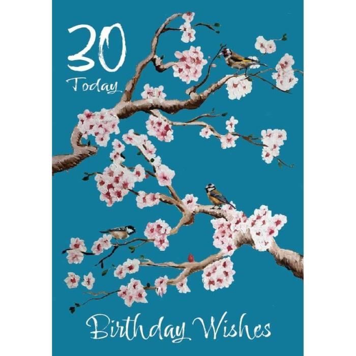 Old English Co. Carte D'anniversaire 21 Ans Pour Femme - Fleurs
