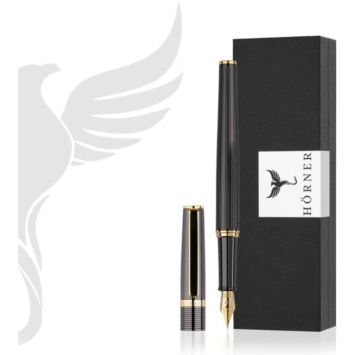 Vectrum \ Stylo Plume De Qualité Supérieure En Noir Et Or Design De Luxe Stylo Plume Pour