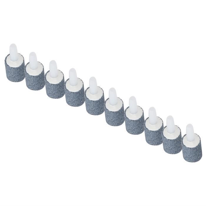 Comparer les prix de VGEBY Pierre à bulles d'aquarium Aquarium Air Stone Cylindre Fish Bubble Stone animalerie Pierre à air simple de 12,7 x 15 mm.