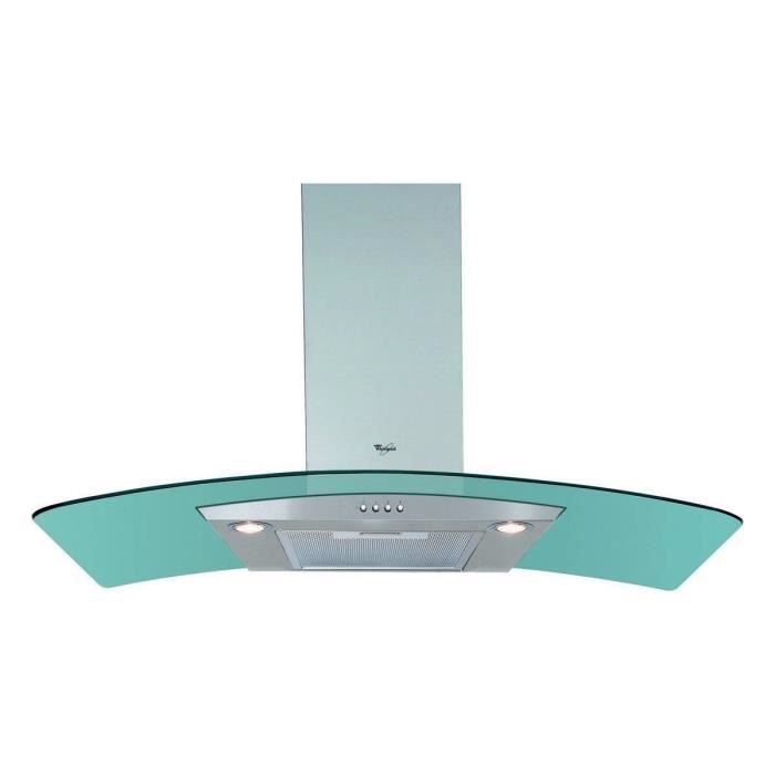 Whirlpool Whg96amx Hotte Murale Evacuation Recyclage 368 M Air H 62 Db Max 3 Vitesses L 90 Cm Inox Et Verre Galbe Achat Vente Hotte Cdiscount