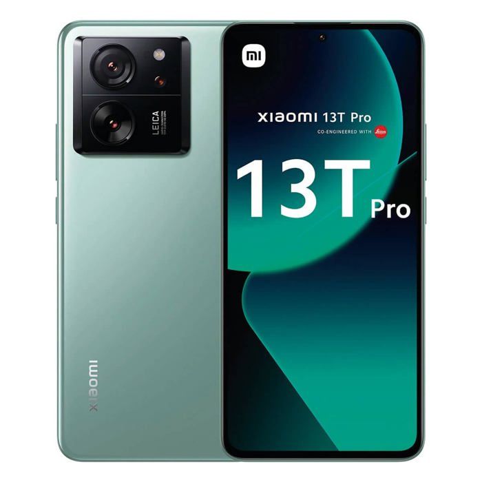 Xiaomi 13T Pro Vert 12 GO + 512 GO MediaTek Dimensity 9200+ Écran AMOLED FHD+ de 667 Caméra professionnelle Leica