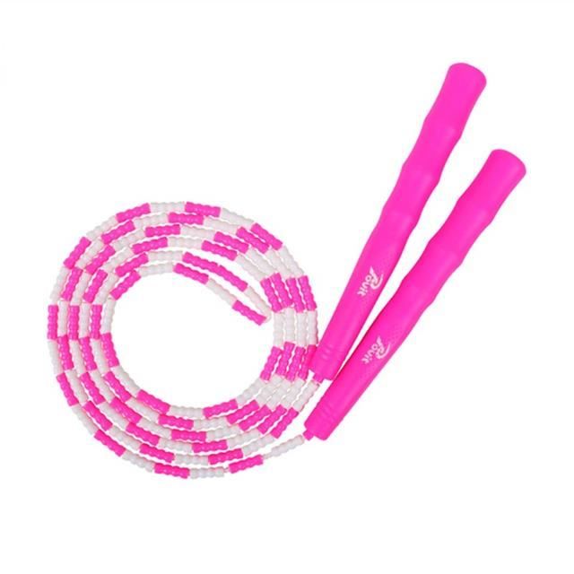 PROIRON Corde à Sauter Perles Douces - Longueur Réglable 2.8m, Anti-Enchevêtrement, Enfants/Débutants