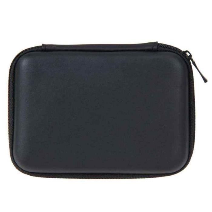 Le noir - Étui de transport pour disque dur externe 2.5 "EVA, antichoc