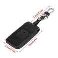 Étui à clés Housse de sac de rangement pour porte-clés de voiture en cuir pour Renault Kadjar 2016-2017 RUIDA-1
