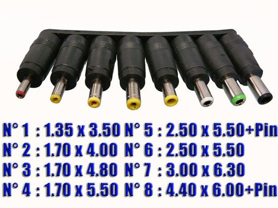8 EMBOUTS 2A Boitier Alim Externe AC 220V vers DC 5V 8 EMBOUTS 2A Boitier Alim Externe AC 220V vers DC 5V