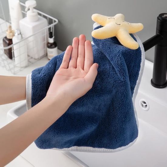 Essuie-mains suspendue Super absorbant Réutilisable Serviette à main sèche  et douce pour cuisine Salle de bain Nouveau