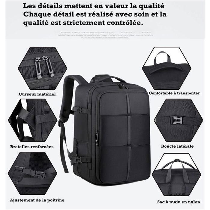 Dos Voyage Sac Ã Dos 40 Litres Bagage Cabine Sac à Dos 40 X 20 X