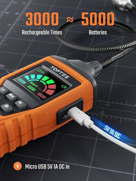 Détecteur Fuite Carburant,VEVOR 2 Modes,avec Pompe Intégrée,manomètre