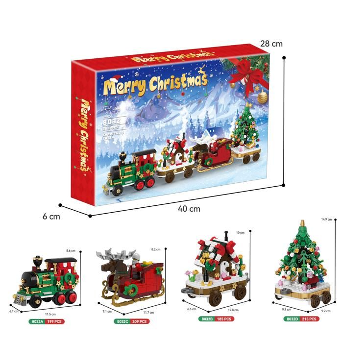 Mineup Calendrier De L'Avent 2024 – 24 Briques Insectes – 2 Grands Modèles – Boîte Aveugle – Cadeau Noël Enfant