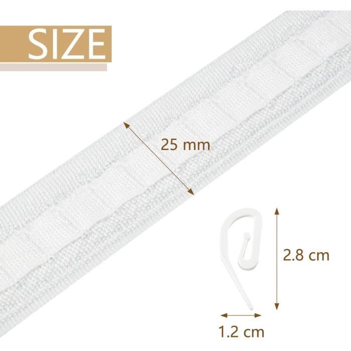 Rideau LILA - Rideaux de salon en jacquard - Rideaux coulissants en